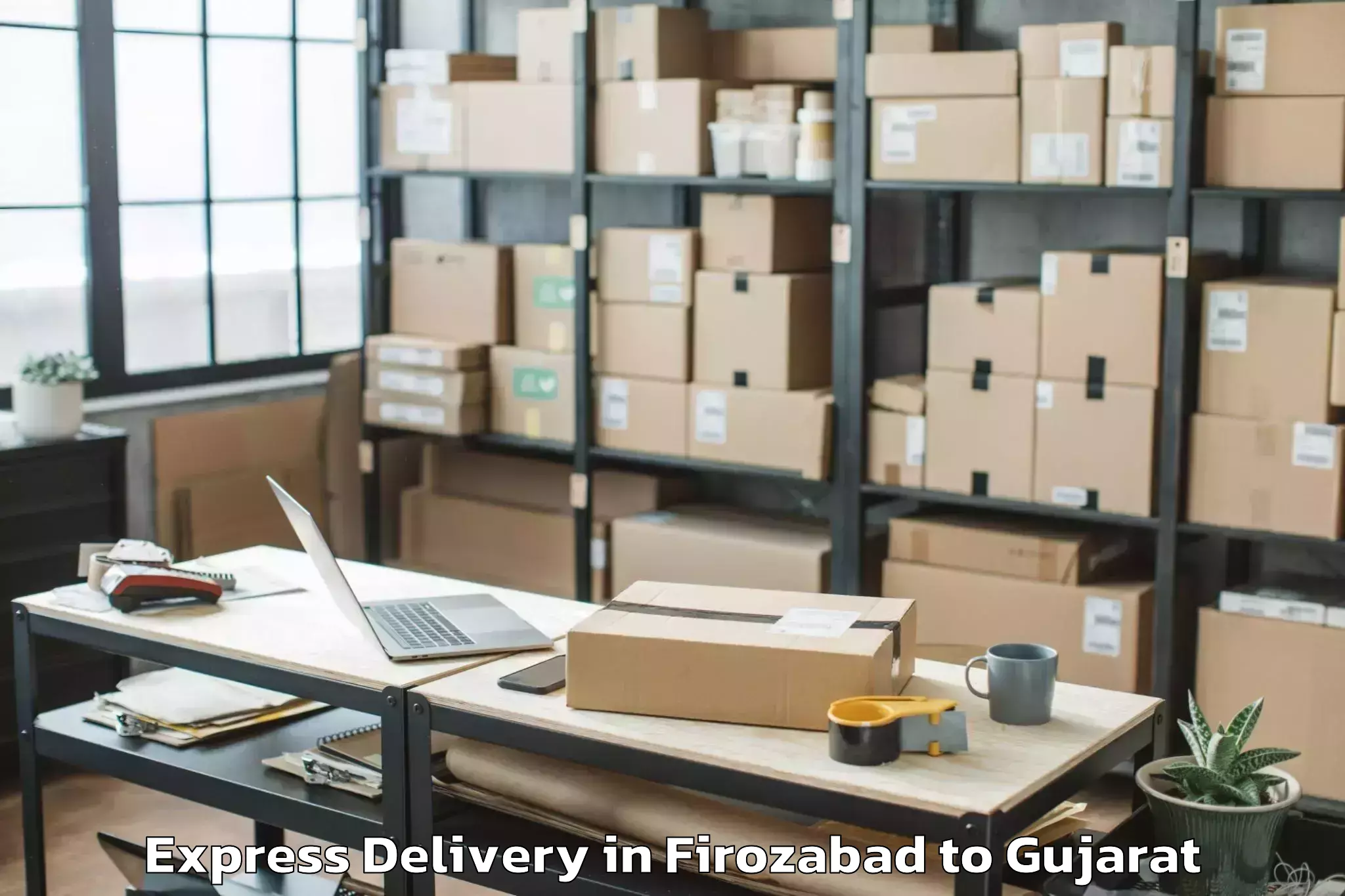 Hassle-Free Firozabad to Shri Govind Guru University Go Express Delivery